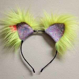 Electric Kittycorns Birthday Sprinkle Kitty Ears